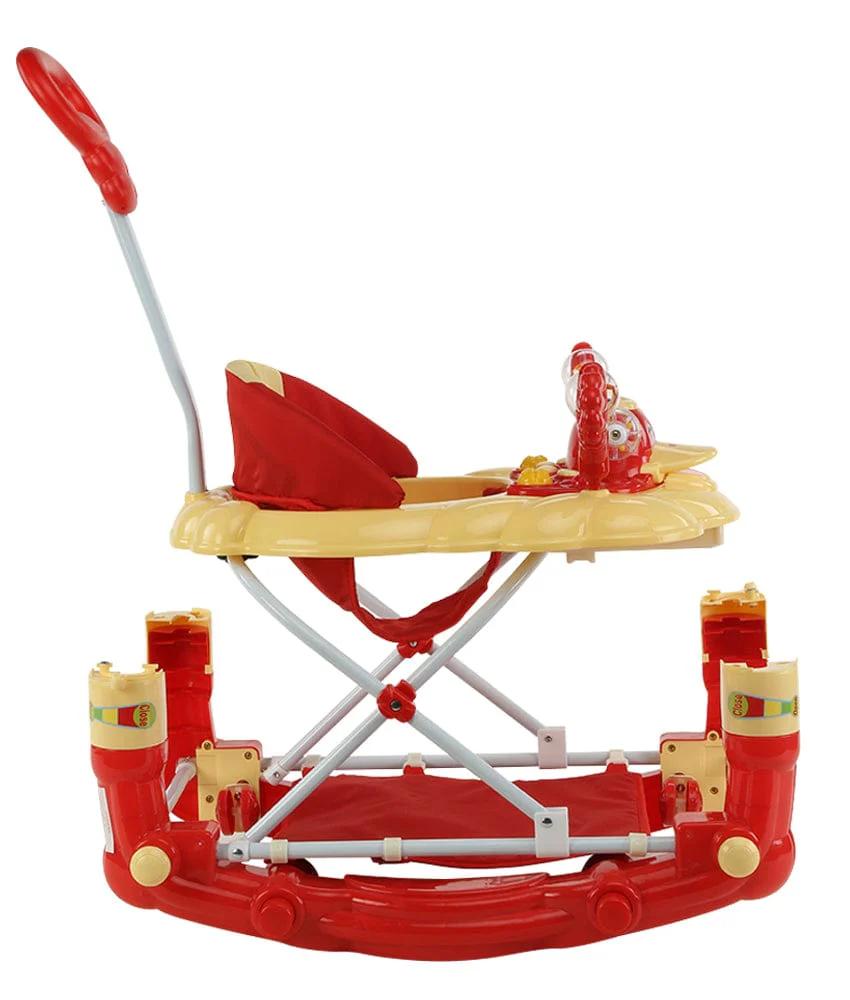 Comfy Baby Walker Cum Rocker, Red - Image 5