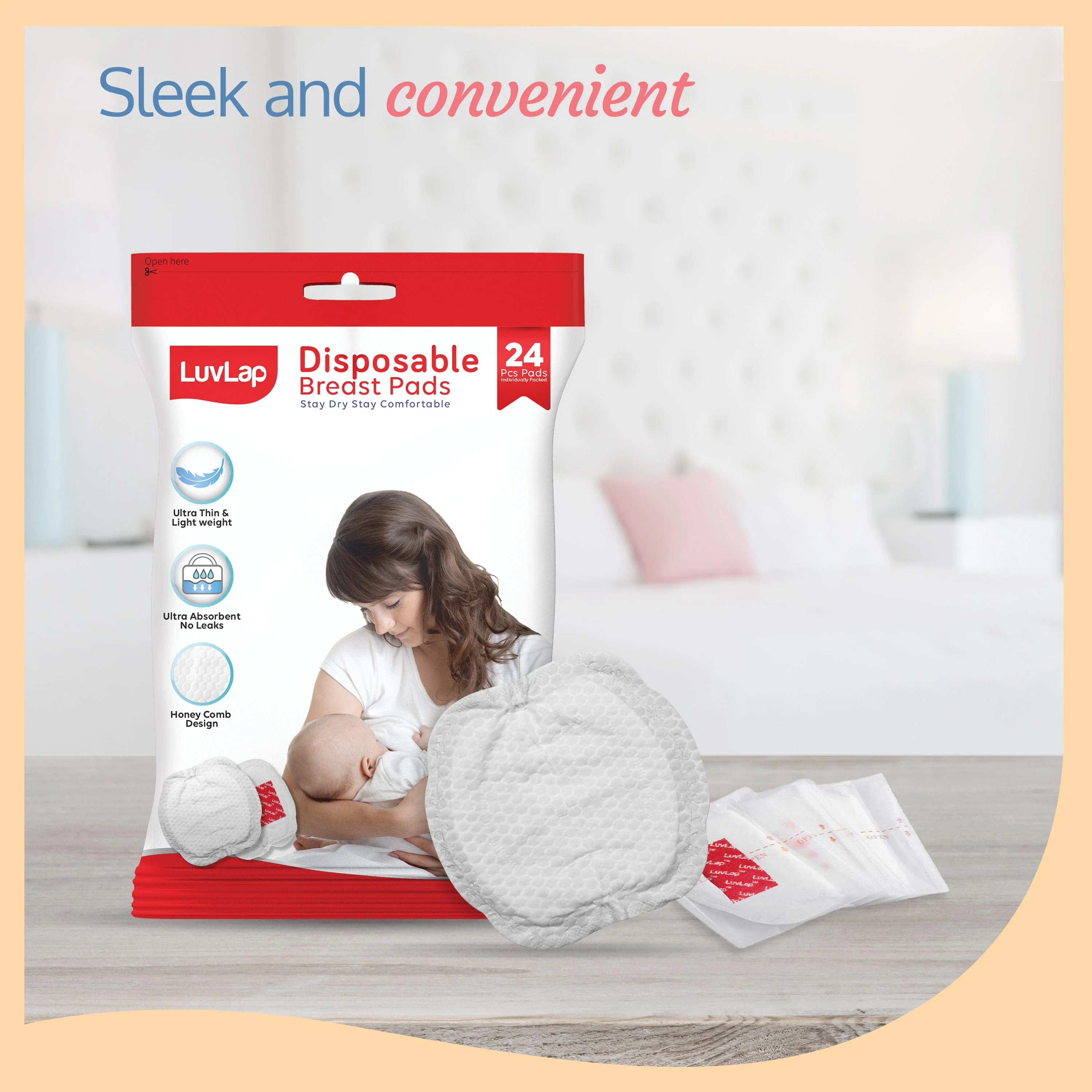 Disposable Breast Pads, 24 Pcs - Image 6