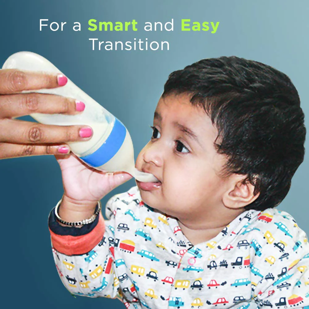 Feeding Squeezy Spoon 90Ml, Bpa Free,Blue - Image 5