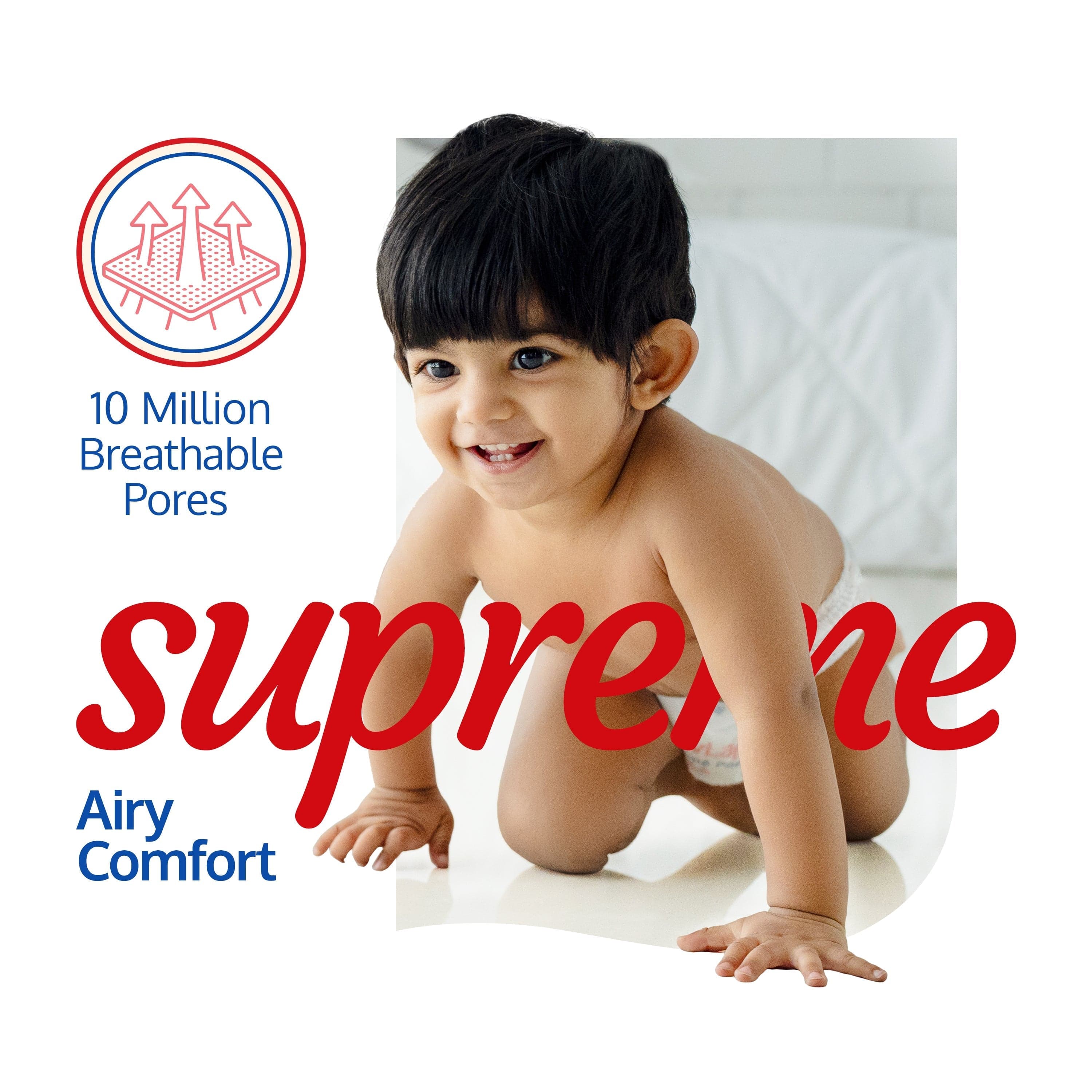 Supreme Diaper Pants Extra Large (XL) 12 to 17Kg, 54Pc - Image 3