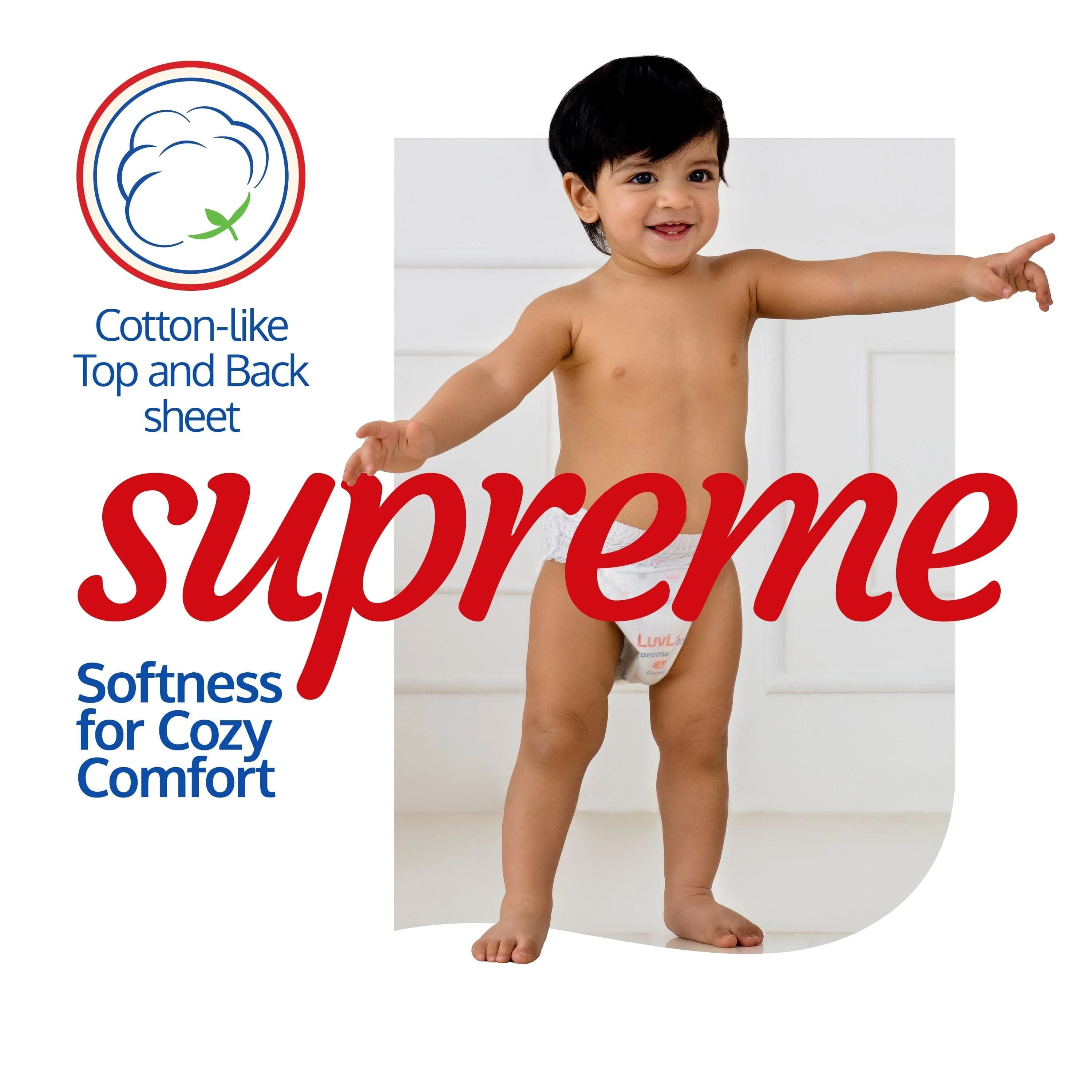 Supreme Diaper Pants Large (Lg) 9 To 14Kg, 62Pcs - Image 4